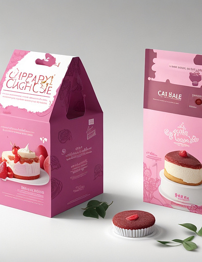 Cake Package Design branding design graphic design package design vector