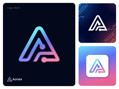 logo, logo design, Modern logo, tech logo, letter logo a b c d e f g h i j k agency app icon logo branding color design fintech gradient graphic design illustration l m o n p r q s t u v w x z letter a letter logo logo logo design modern logo software tech logo technology vector