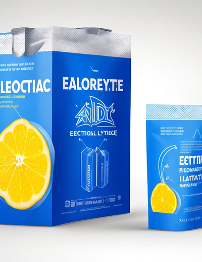 Electrolyte Label Design branding design graphic design illustration package design vector