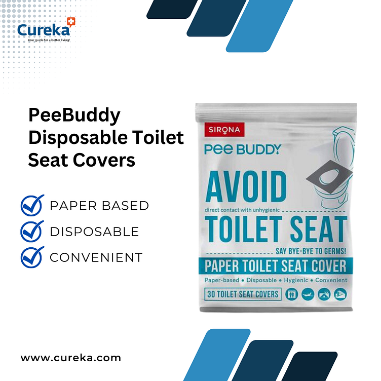 PeeBuddy Disposable Toilet Seat CoversPaper based covers by Cureka on