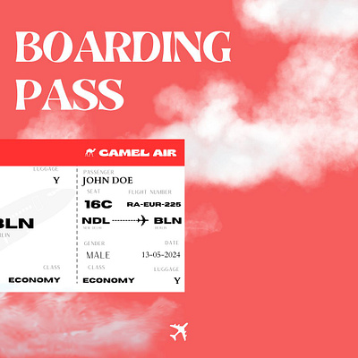 Dailyui#24 boarding pass dailyui design interfacedesign ui