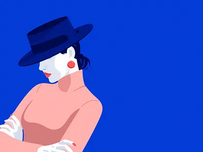 Color Her Sunshine blue design digitalart dress fashion graphic design hair hat illustration light minimalism photo power sexy shades simplicity vector wallpaper woman
