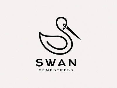 Swan /sempstress/ logo sempstress swan