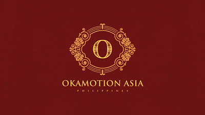 OKAMOTION ASIA branding design graphic design graphicdesign illustration logo visual identity