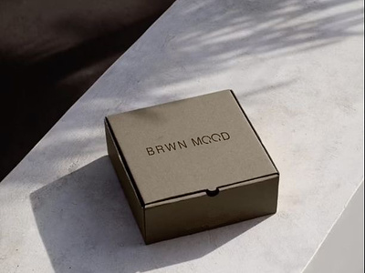 Brwn Mood Logo, Branding, and Candle Packaging branding design branding moodboard candle box packaging candle packaging logo design logo inspiration luxury packaging