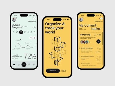 Task Organizer - Mobile App app app design calendar list manager managment mobile mobile app design oganizer schedule scheduler task list task manager task managment task organizer tasks tasks list to do to do list ui ux