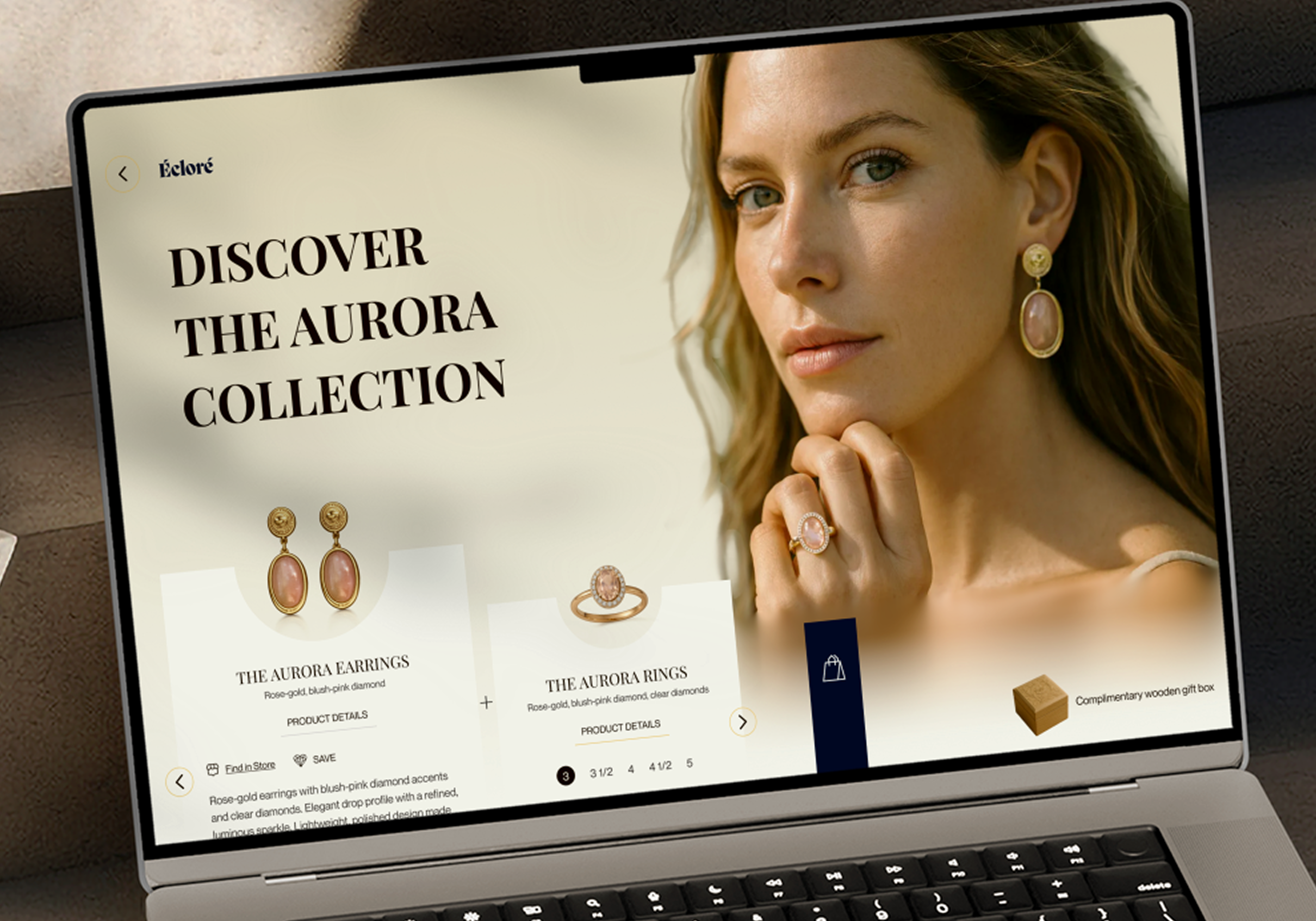 ECLORÉ — Contemporary Fine Jewelry Brand accessories branding clean layout design ecommerce fashion ecommerce jewelry ecommerce jewelry store jewerlybrand logo minimal design premium ui ui ux webdesign webshop