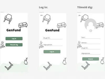 GenFund: getting started design prototype ui