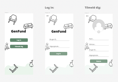 GenFund: getting started design prototype ui