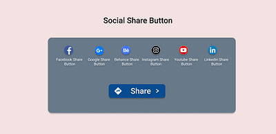 #DailyUI, day 10, Social share button/icon dailyui day 10 social share