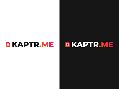 KAPTR.ME branding chrome extension illustration kaptr kaptr.me logo logotype orange screenshot