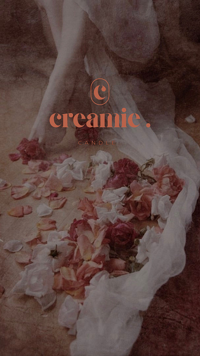 Creamie Candle Logo and Instagram Feed Design candle branding candle logo instagram feed design instagram post instagram post design instagram template logo logo design