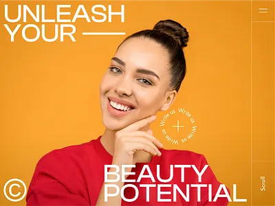Web Design(UX+UI) for the Cosmetology Clinic beauty clinic cosmetic daily first screen girl healthcare hero hero section home page makeup orange skin skin care skincare ui ux web design web site website