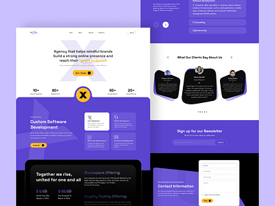 Marketing Agency clean design design landing page ui ui design ux web design website design