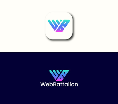 WebBattalion Logo, Logo, Logo design, Business logo, WB logo business logo logo minimalist logo typography logo wb letter logo wb logo wb modern logo