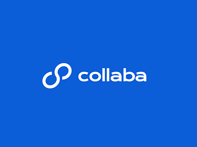 collaba branding collab design graphic design logo minimal romlogunov vector