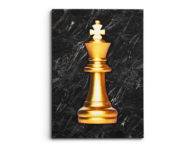 Chess Knight Gold branding canvas design graphic design illustration logo mock up mockup photoshop ui