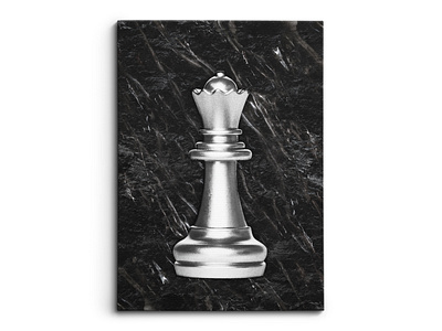 Chess Queen Silver branding canvas design graphic design illustration logo mock up mockup photoshop ui