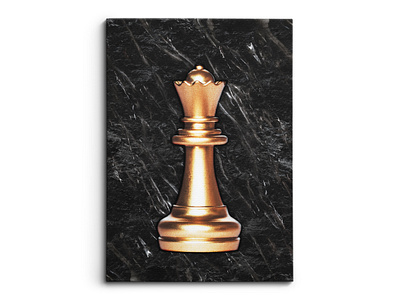Chess Queen Bronze branding canvas design graphic design illustration logo mock up mockup photoshop ui
