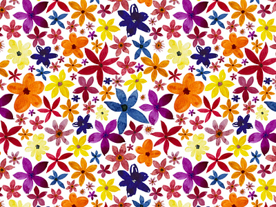 "Floral mood". The pattern is composed of bright flowers appliedart artbehindthescenes artprocessphotos brightdesign creativeshowcase designinspiration designjourney designshowcase dribbbleart floralmood floralpattern handdrawnflowers illustrativepattern mockuppresentation patterndesign patterninuse simpleflowers textiledesign vibrantcolors