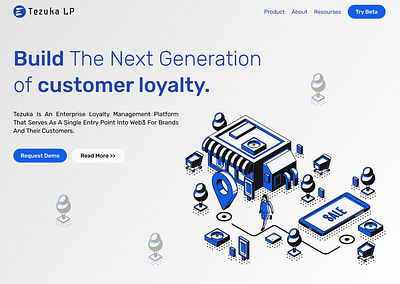 Tezuka LoyaltyProgram - Landing UI