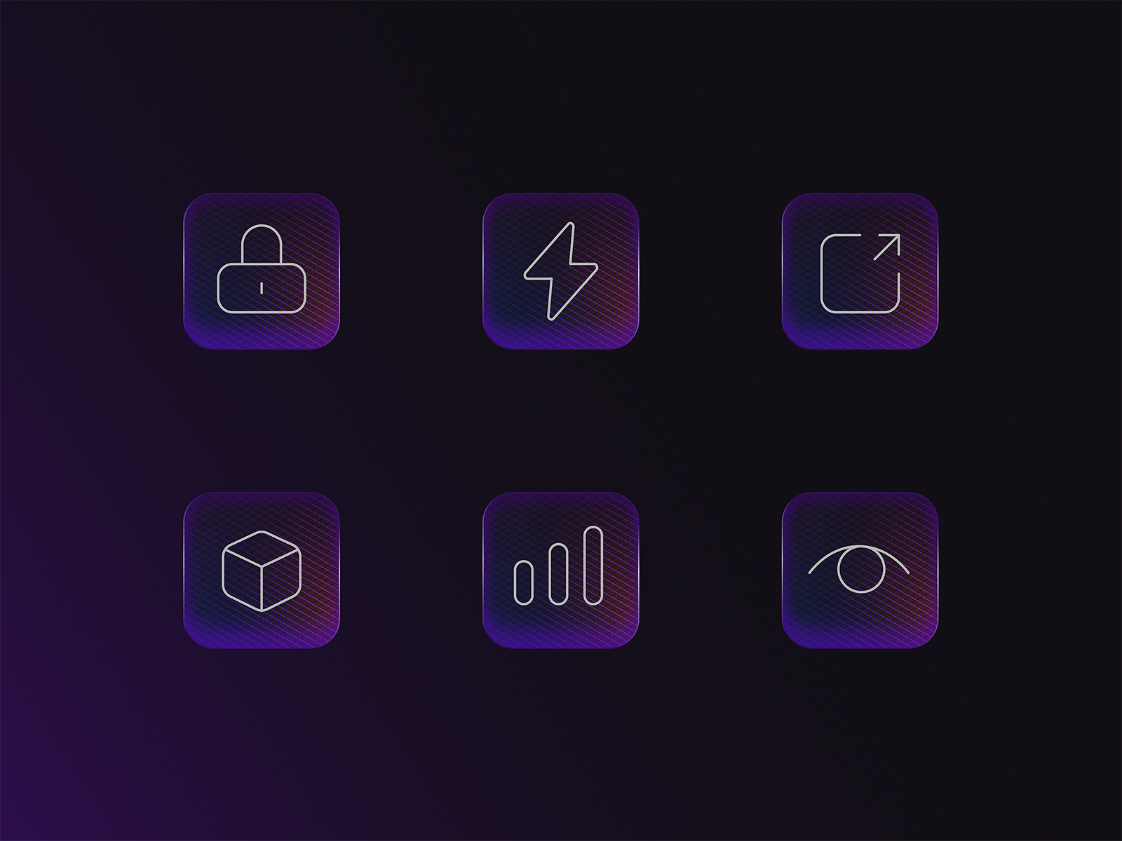 Gradient Icon Styles ai design analysis benefits build data features gradient gradient icon gradient style gradient website holographic icon icon set illustration powerful secure transperent icon ui website design