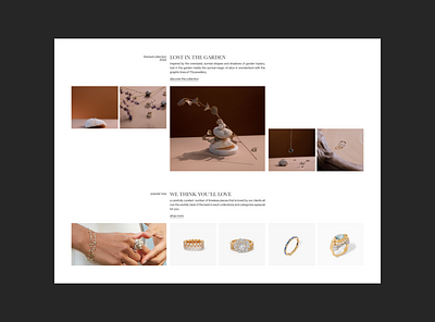 MORSION branding e comm e commerce jewellery minimalism photography typography ui web design website