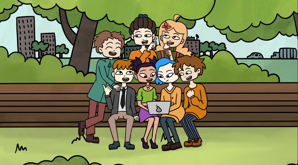 Концепция игры Solution animation illustration ui игра концепция игры мультфильм персонажи