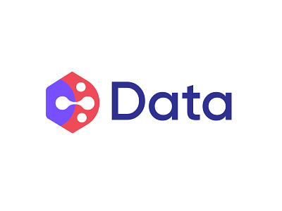 Data brand branding d logo data data process identity identity design logo logomark logos modern logo simple logo