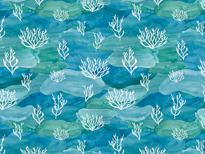 "Underwater world".Marine pattern for textiles and other surface abstractdesign abstractsea appliedart artisticpattern bluetones creativeshowcase designbehindthescenes designshowcase drawingprocess dribbbledesign marinepattern mockupshowcase nauticalinspiration oceanmood patterndesign patterninuse procreatedesign seainspiration seamotifs