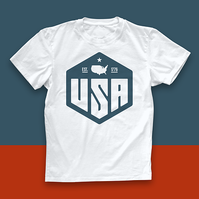 USA Badge america badge country graphic design t shirt united states usa