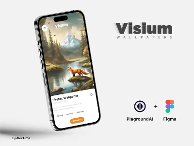 Visium - Wallpaper App app mobile branddesign branddesigner branding design graphic design identidade visual logo mobile mobile app mobile ui ui ui brand ui design ui mobile ui trend ui trends ux design vector