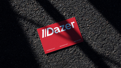Dazer branding card design layout logo logos