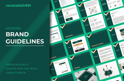 Brand Style Guidelines brand style guides branding graphic design logo design minimal