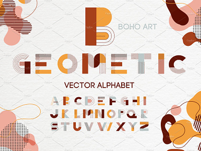 Geometric Alphabet - BOHO abstract