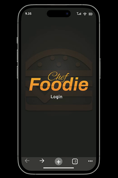 Chef Foodie/UI design adobexd animation branding figma landingpage logo motion graphics typography ui