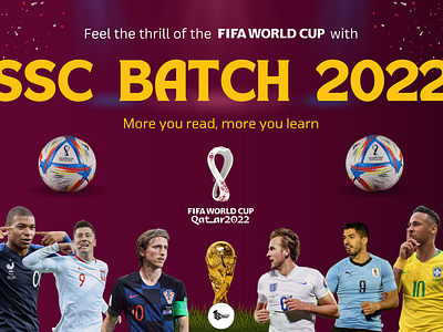World Cup themed Facebook group cover design graphic design