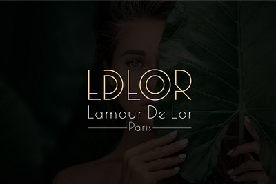 Cosmetic Logo Lamour De Lor Paris beauty branding cosmetic cosmetics design graphic design logo logo design