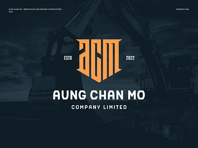 Aung Chan Mo - Brand Identity badge brandidentity branding construction graphicdesign logo logocreation logodesigns logomaker logotype monogram myanmar thebrandingcollective typography visualidentity