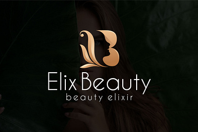 Elix beauty cosmetic Logo beauty branding cosmetic cosmetic logo design graphic design logo logo design
