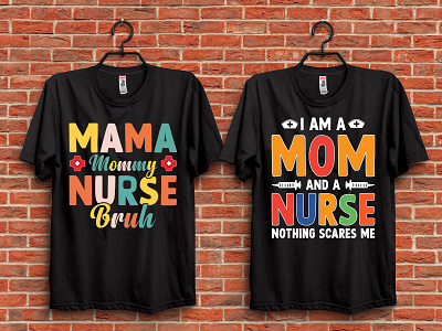 Mother's Day Nurse T-shirt Design apperal custom t shirt design design for shirts illustration merch by amazon mothers day mothers day nurse t shirt design nurse print retro vintage tshirt t shirt t shirt t shirt art t shirt design t shirt template tee teespring trendy t shirt design tshirt typography