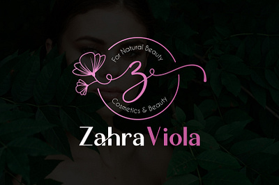 ZahraViola Cosmetic & Beauty Logo beauty branding cosmetic cosmetic logo design graphic design logo logo design