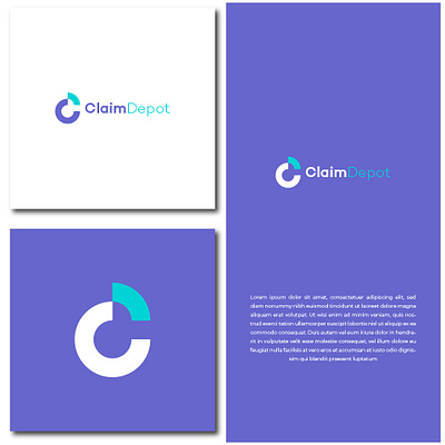 Claim Depot Logo Design branding claim depot logo design claim logo letter logo logo modern logo