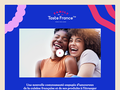 Taste France Magazine - Family page ui