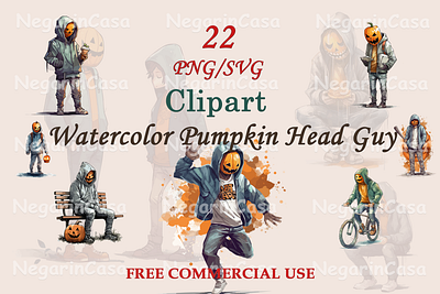 Pumpkin Head Guy graphic design