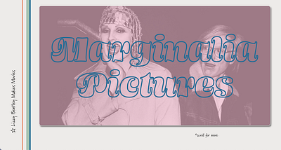 Marginalia Pictures logo web design