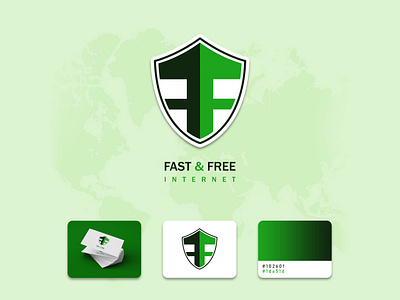 Fast & Free VPN Application | Logo Design branding design graphic design illustration logo vpn logo