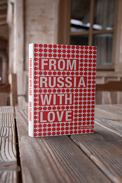 From Russia with Love - James Bond Book Cover Design book cover design editorial design graphic design typography