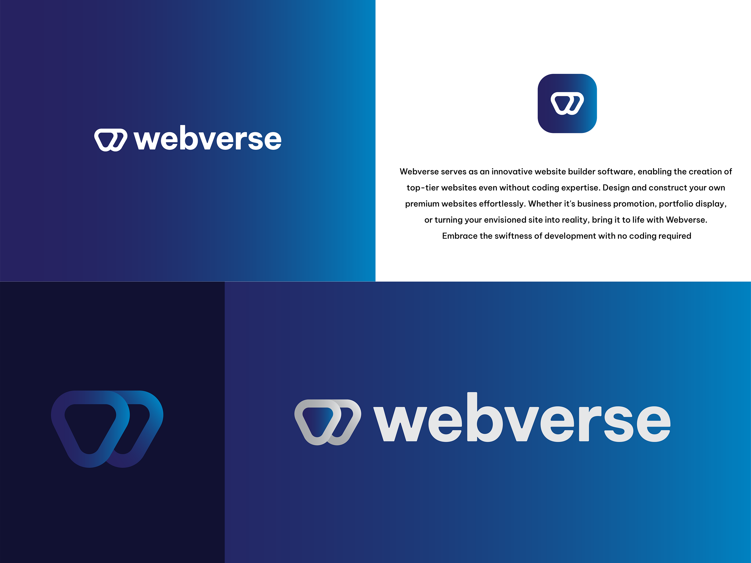 Webverse | Brand & Visual Identity by UGO on Dribbble