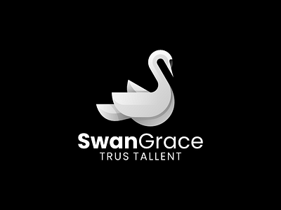 Swan 3d app beauty branding colorful design grace graphic design icon logo swan